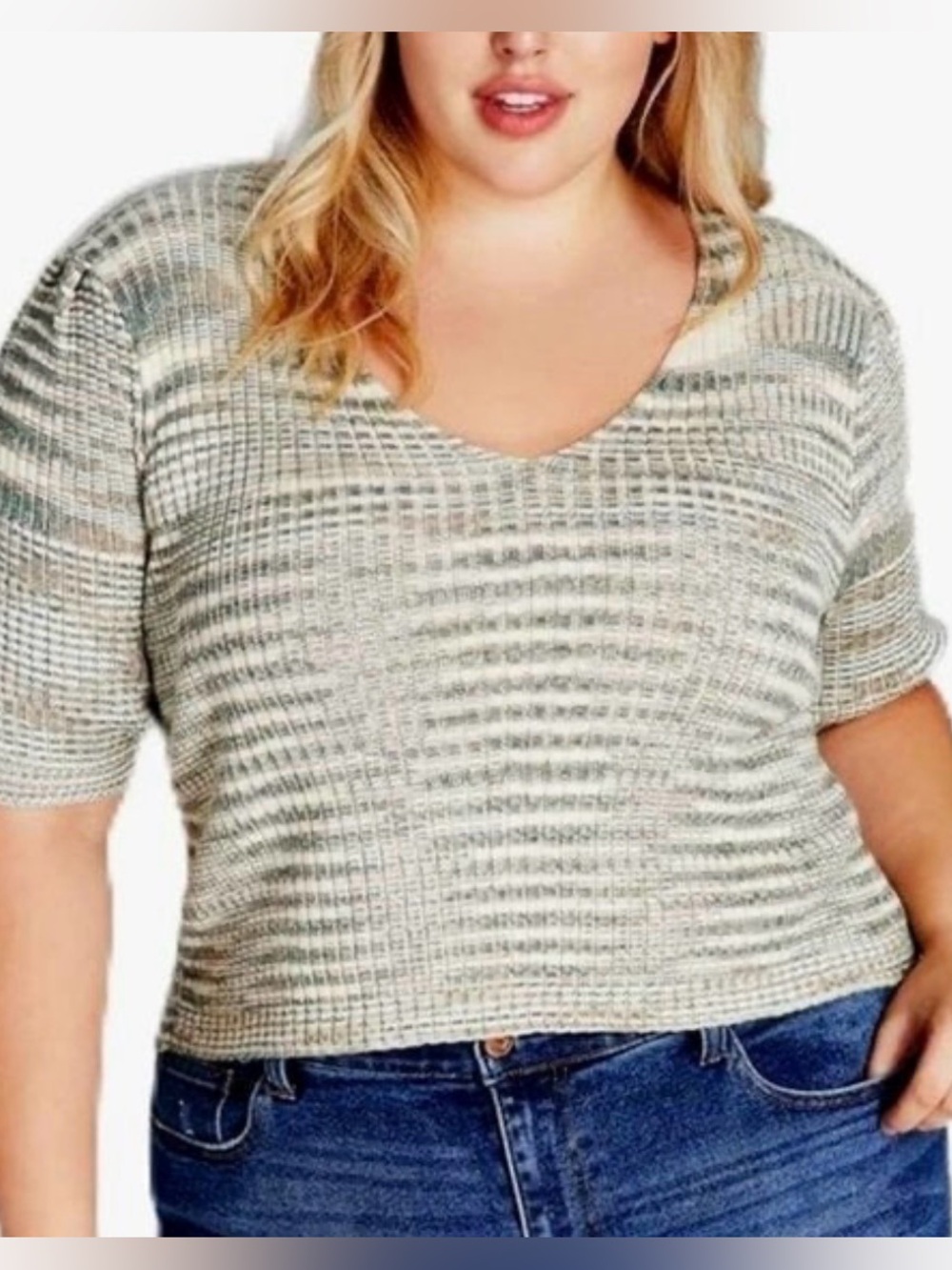 Striped Sweater Top